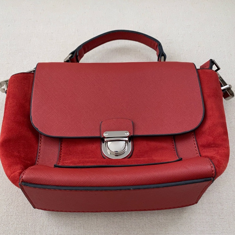 Parfois red handbag / crossbody bag